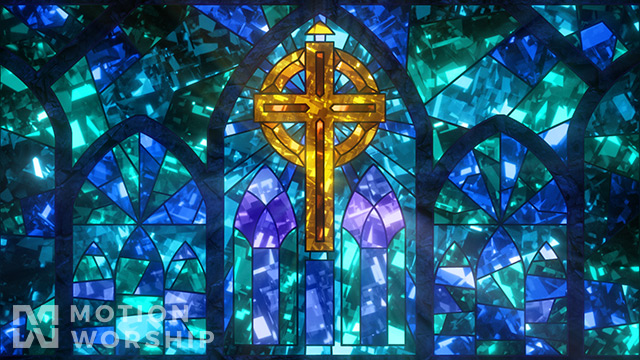 Sacred Glass Traditional Cross