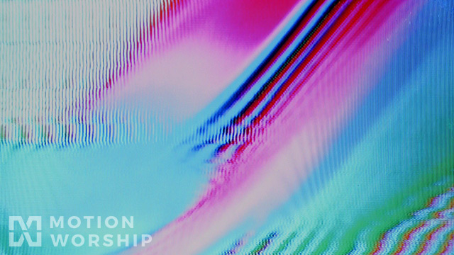 VHS Glitch Color Spill