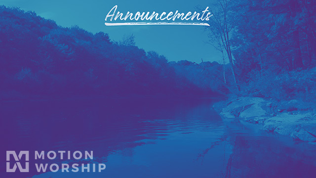 Autumn River Announcements