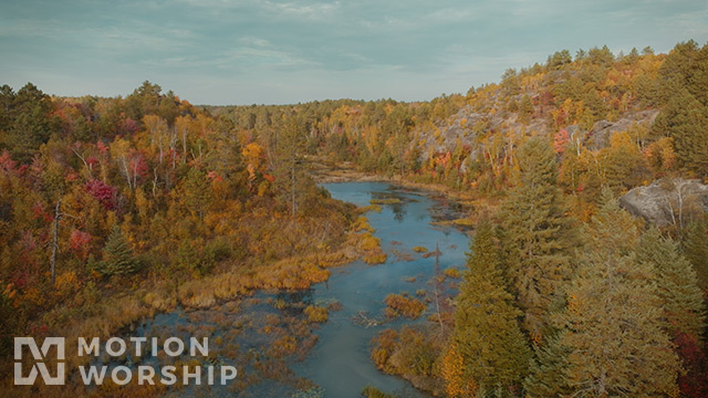 Autumn River Shallow Creek