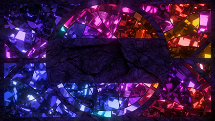 Sacred Glass Circle Cutout