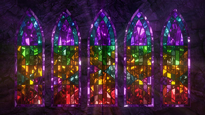 Sacred Glass Tall Windows