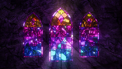 Sacred Glass Triple Windows