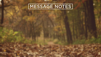 Fall Colors Message Notes