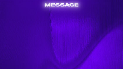 VHS Glitch Message