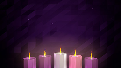 1,618 Purple Advent Candles Images, Stock Photos Vectors