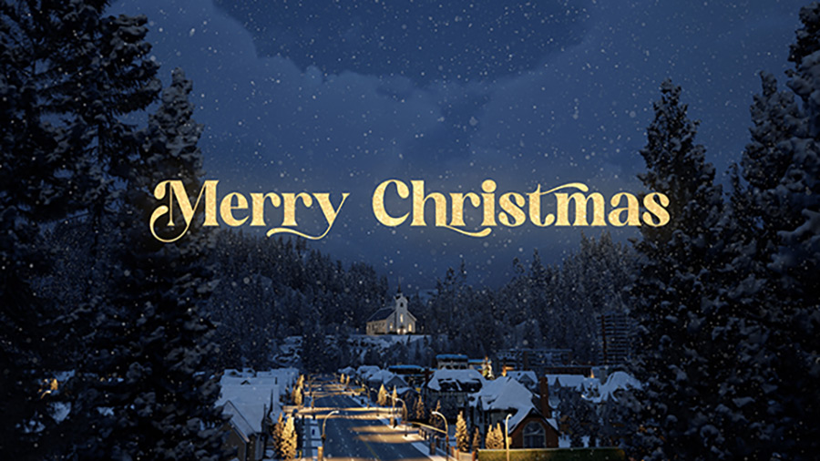 Christmas Town Backgrounds